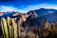 Premiers rayons de soleils sur le canion del Colca